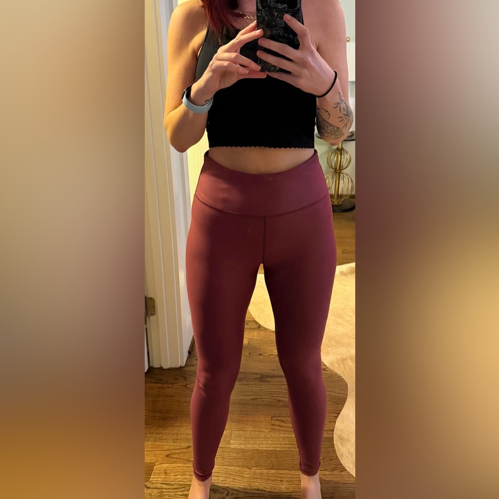 Zyia  Burgundy Leggings size 12